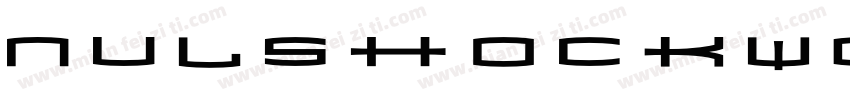 NulshockW05-Bold Reg字体转换